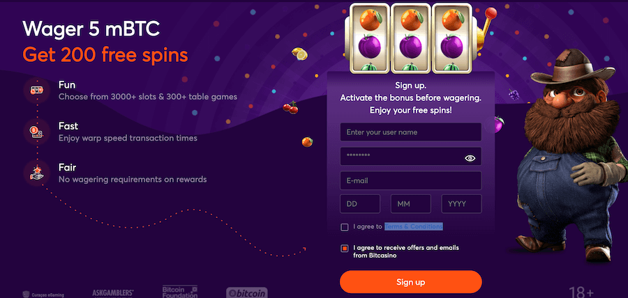 BitCasino Bonus