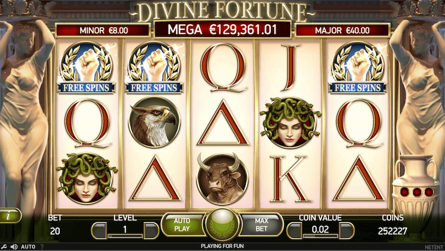 Divine Fortune Free Spins