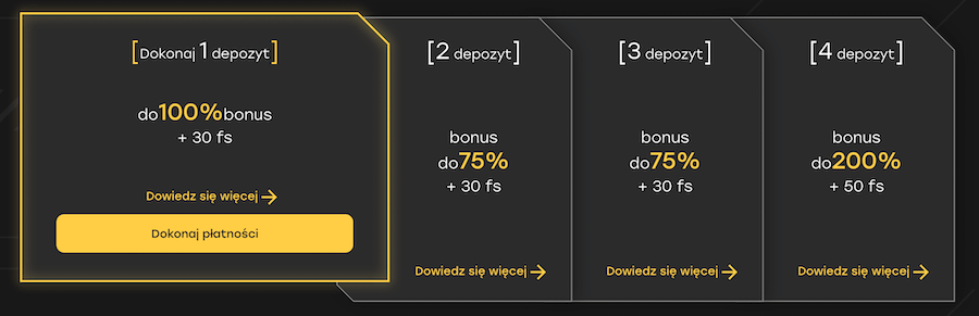 Fairspin bonus powitalny