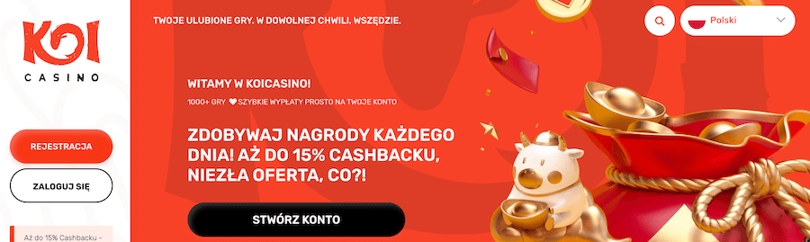 KoiCasino promocje