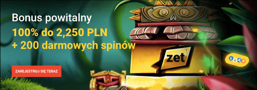 Bonus powitalny w ZetCasino