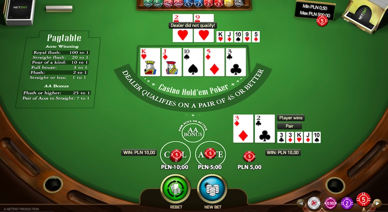 poker wirtualny texas holdem